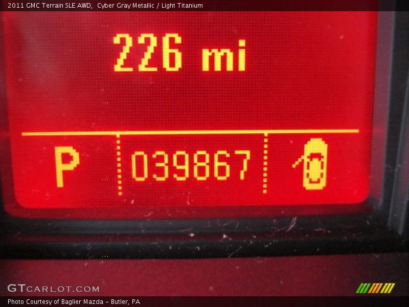 Cyber Gray Metallic / Light Titanium 2011 GMC Terrain SLE AWD