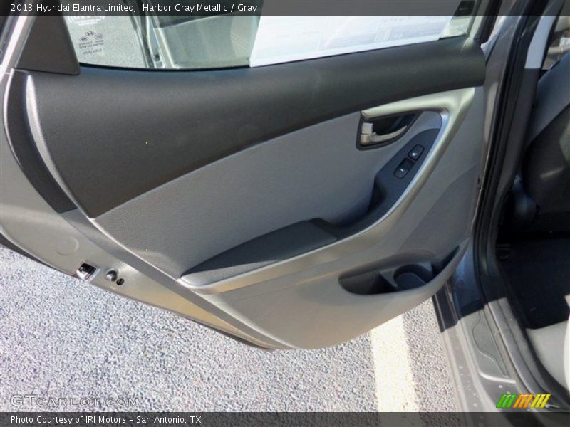 Harbor Gray Metallic / Gray 2013 Hyundai Elantra Limited