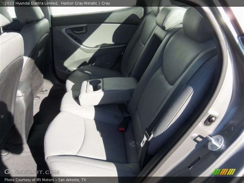 Harbor Gray Metallic / Gray 2013 Hyundai Elantra Limited