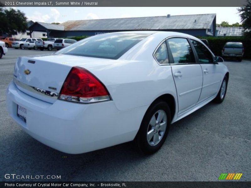 Summit White / Neutral 2011 Chevrolet Impala LT