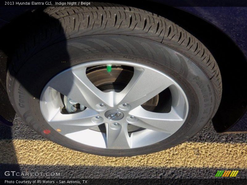Indigo Night / Beige 2013 Hyundai Elantra GLS
