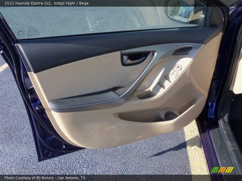 Indigo Night / Beige 2013 Hyundai Elantra GLS