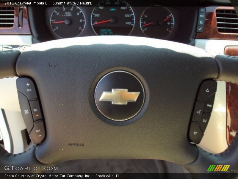 Summit White / Neutral 2011 Chevrolet Impala LT