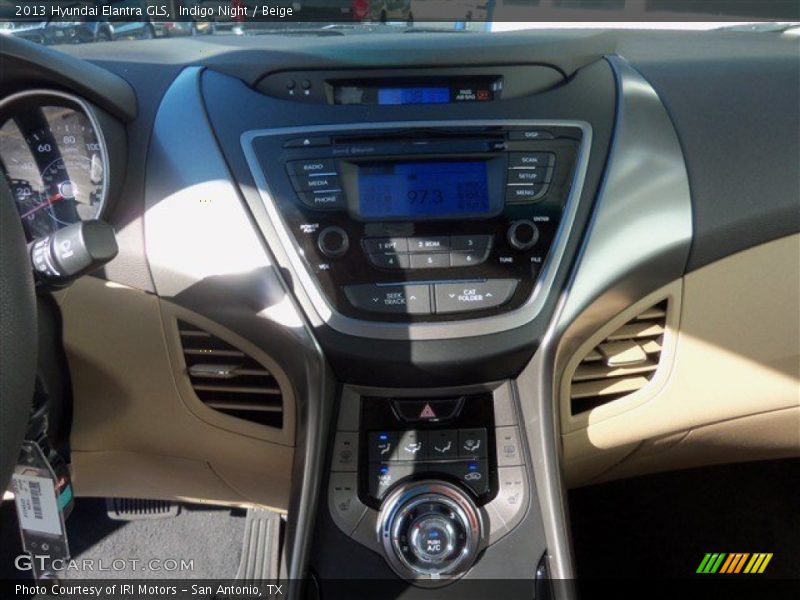 Indigo Night / Beige 2013 Hyundai Elantra GLS