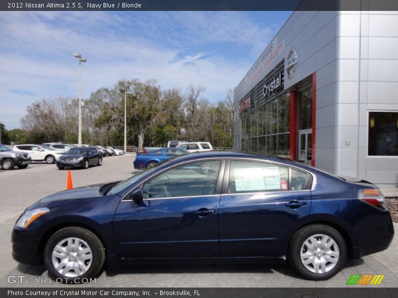 Navy Blue / Blonde 2012 Nissan Altima 2.5 S