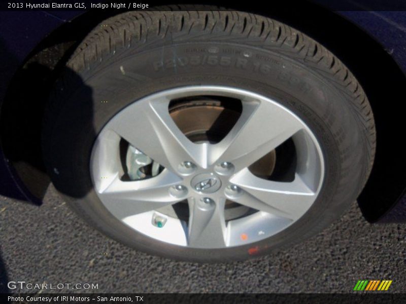Indigo Night / Beige 2013 Hyundai Elantra GLS
