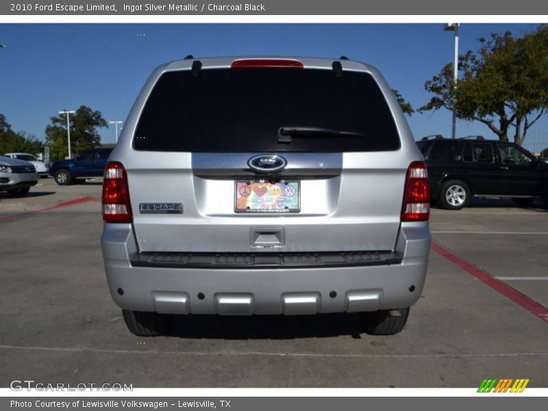 Ingot Silver Metallic / Charcoal Black 2010 Ford Escape Limited