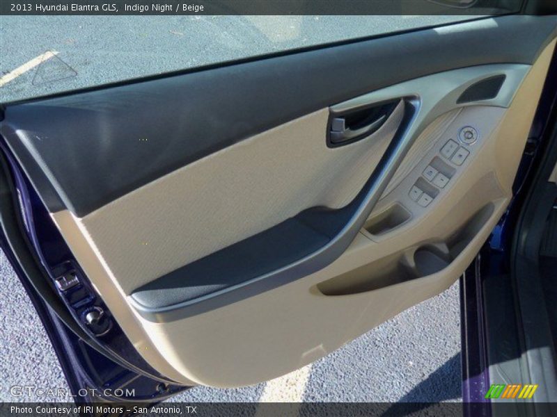 Indigo Night / Beige 2013 Hyundai Elantra GLS