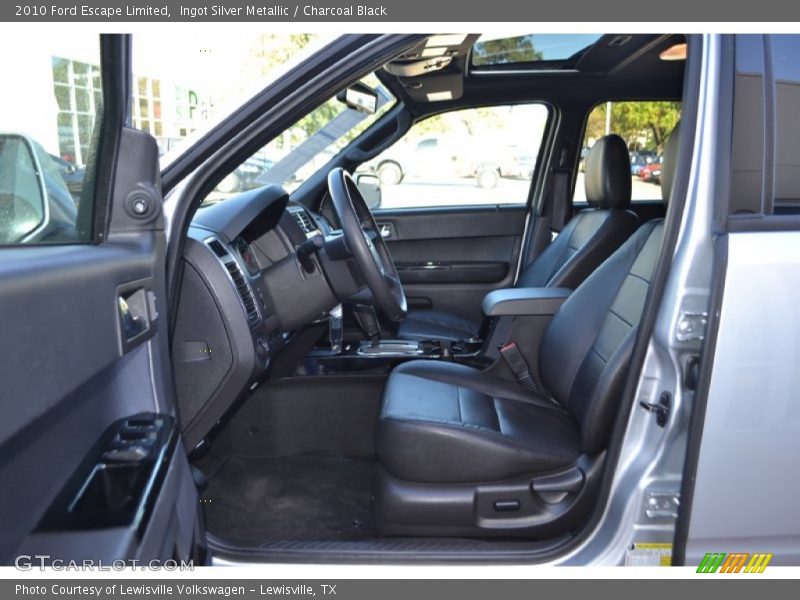 Ingot Silver Metallic / Charcoal Black 2010 Ford Escape Limited