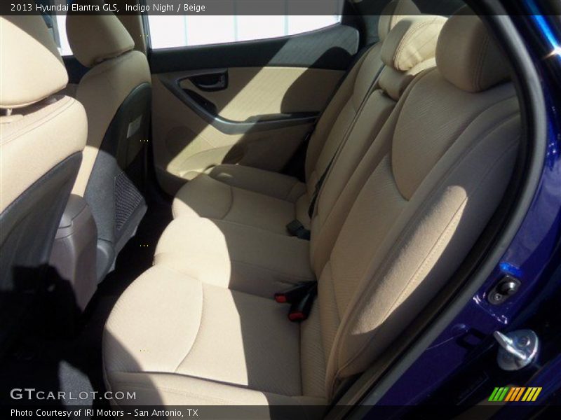 Indigo Night / Beige 2013 Hyundai Elantra GLS