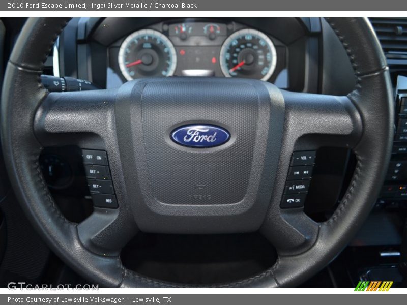 Ingot Silver Metallic / Charcoal Black 2010 Ford Escape Limited