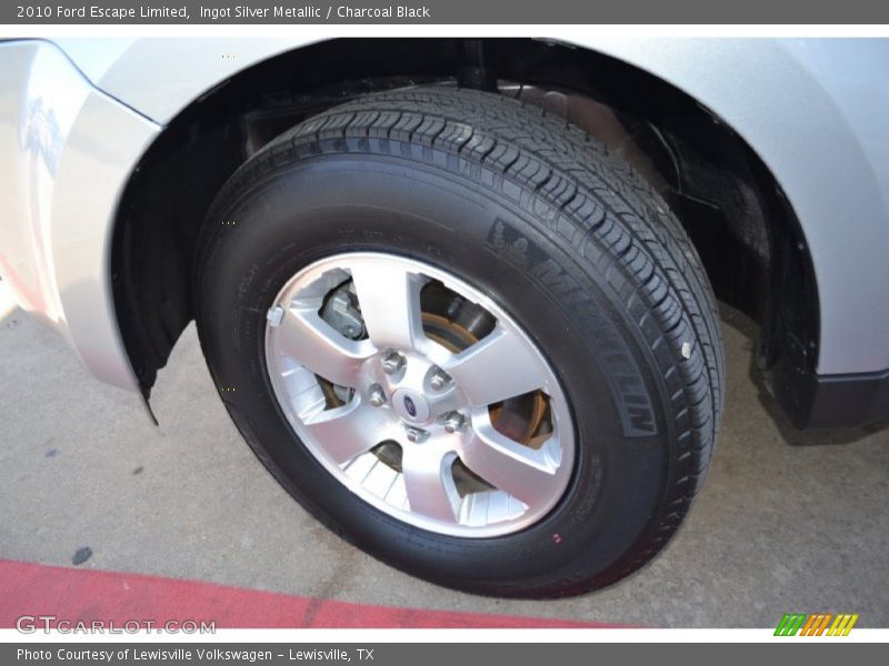 Ingot Silver Metallic / Charcoal Black 2010 Ford Escape Limited