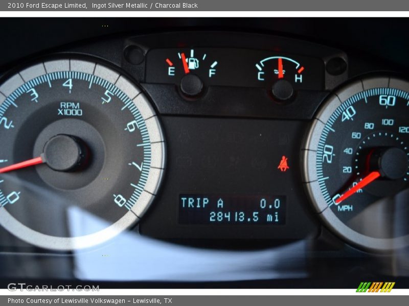 Ingot Silver Metallic / Charcoal Black 2010 Ford Escape Limited