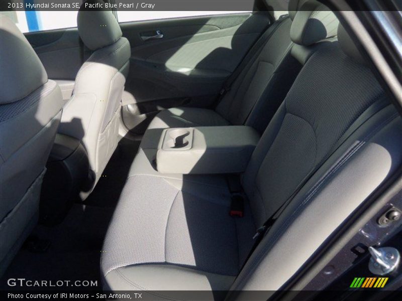 Pacific Blue Pearl / Gray 2013 Hyundai Sonata SE