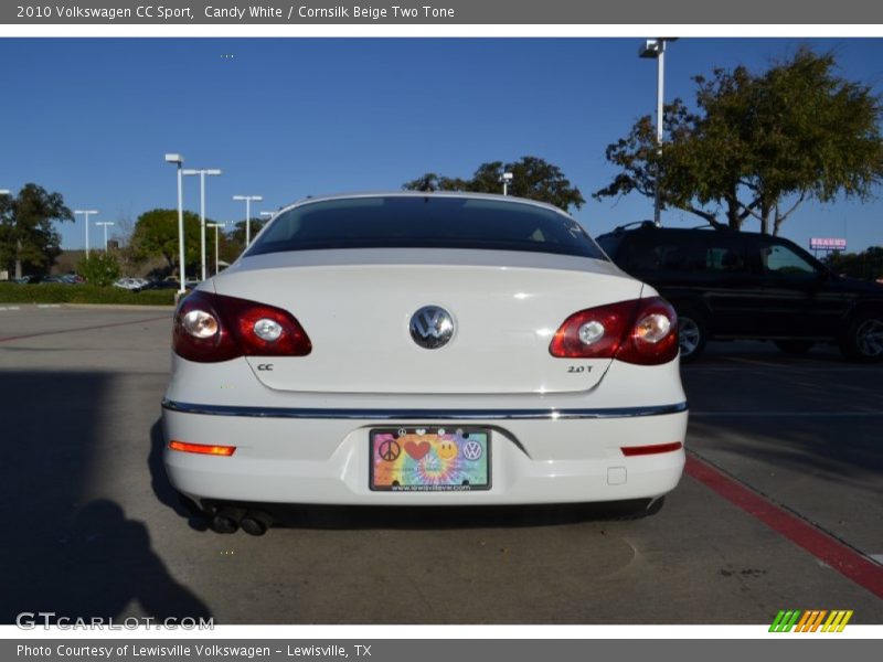 Candy White / Cornsilk Beige Two Tone 2010 Volkswagen CC Sport