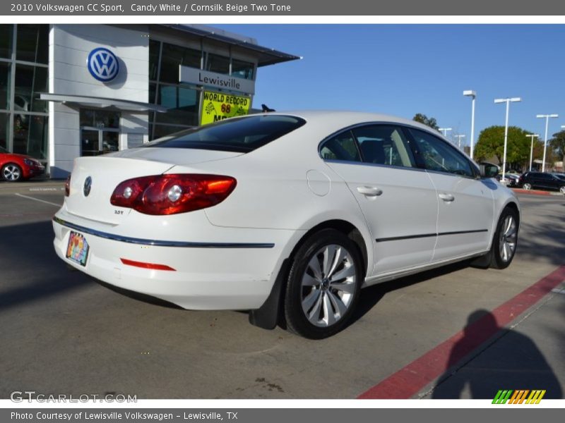 Candy White / Cornsilk Beige Two Tone 2010 Volkswagen CC Sport