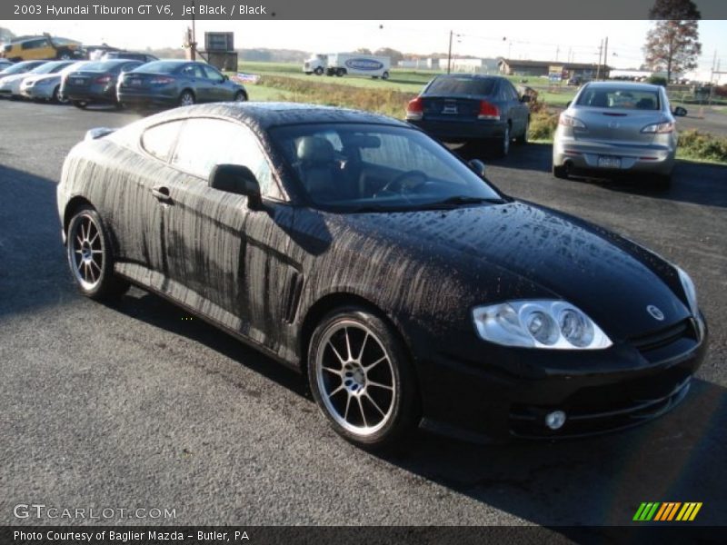Jet Black / Black 2003 Hyundai Tiburon GT V6