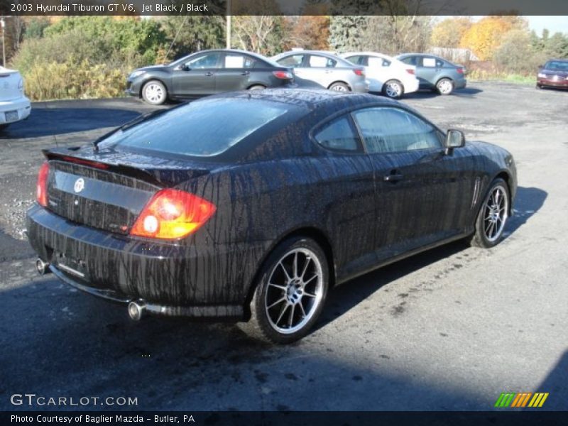 Jet Black / Black 2003 Hyundai Tiburon GT V6