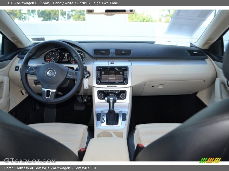 Candy White / Cornsilk Beige Two Tone 2010 Volkswagen CC Sport