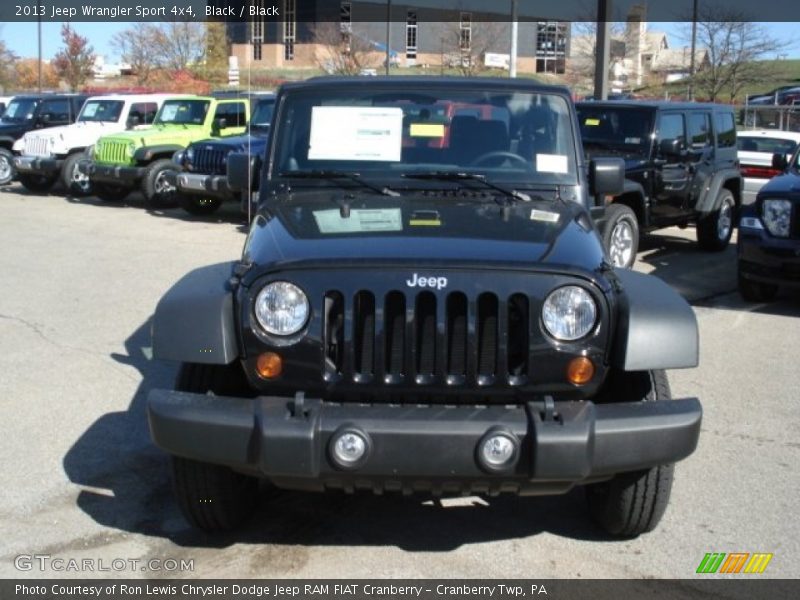 Black / Black 2013 Jeep Wrangler Sport 4x4