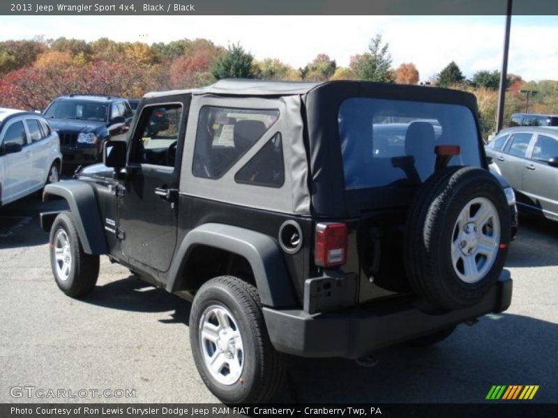 Black / Black 2013 Jeep Wrangler Sport 4x4