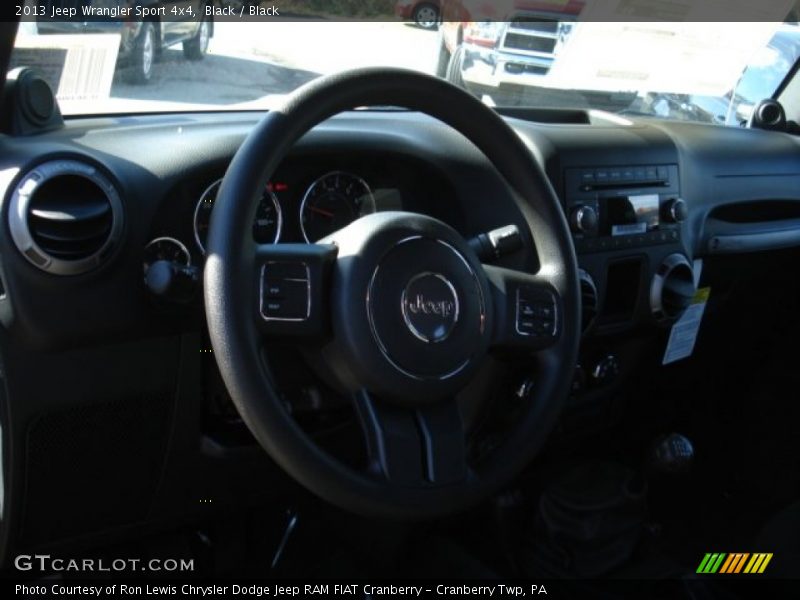 Black / Black 2013 Jeep Wrangler Sport 4x4