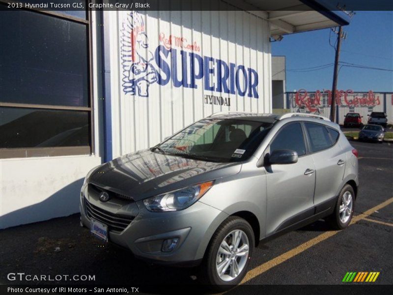 Graphite Gray / Black 2013 Hyundai Tucson GLS