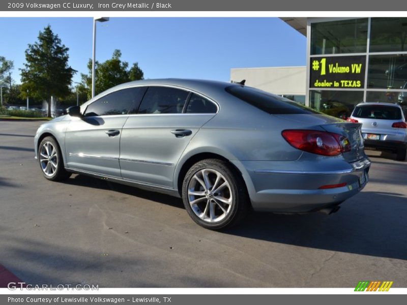 Iron Grey Metallic / Black 2009 Volkswagen CC Luxury