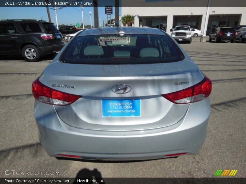 Radiant Silver / Gray 2011 Hyundai Elantra GLS