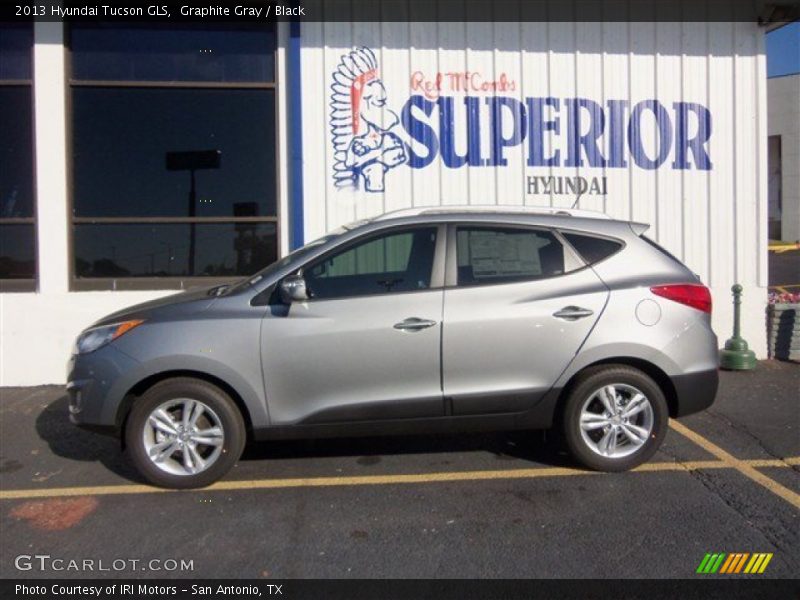 Graphite Gray / Black 2013 Hyundai Tucson GLS