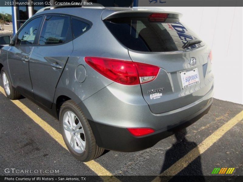 Graphite Gray / Black 2013 Hyundai Tucson GLS