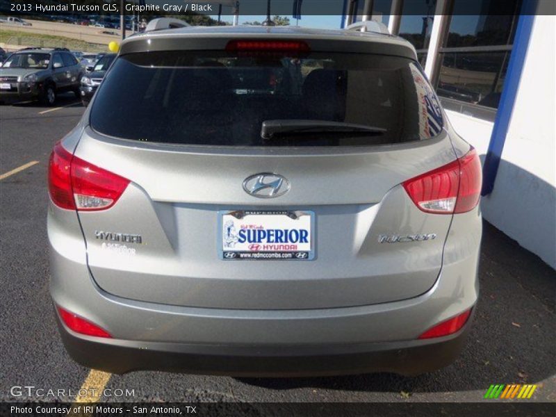 Graphite Gray / Black 2013 Hyundai Tucson GLS