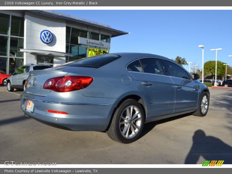 Iron Grey Metallic / Black 2009 Volkswagen CC Luxury