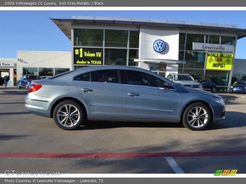 Iron Grey Metallic / Black 2009 Volkswagen CC Luxury