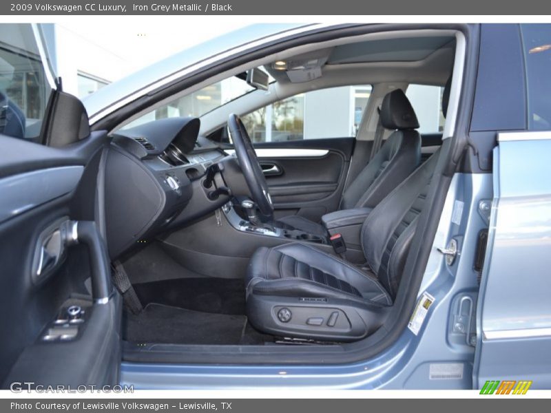 Iron Grey Metallic / Black 2009 Volkswagen CC Luxury