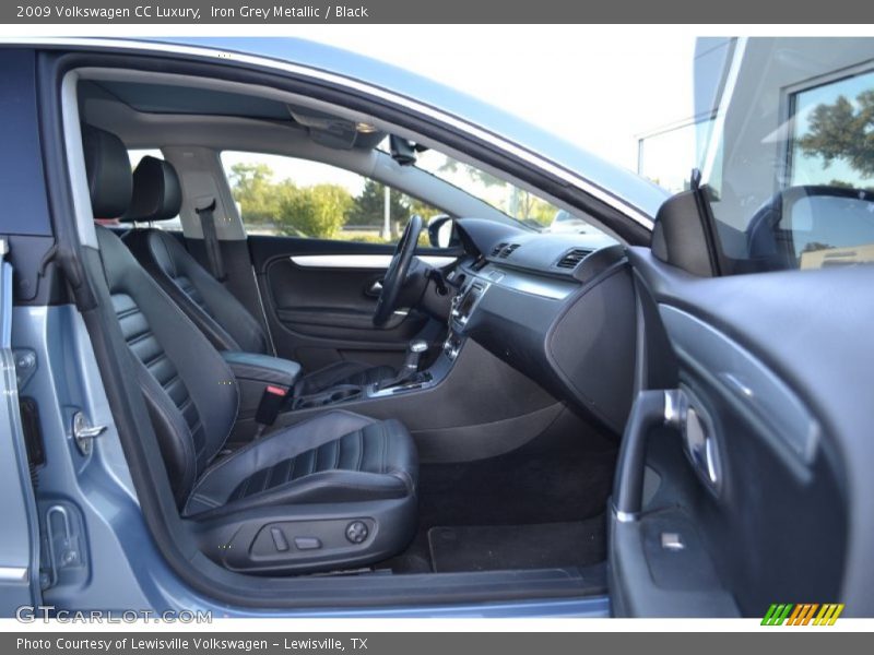 Iron Grey Metallic / Black 2009 Volkswagen CC Luxury