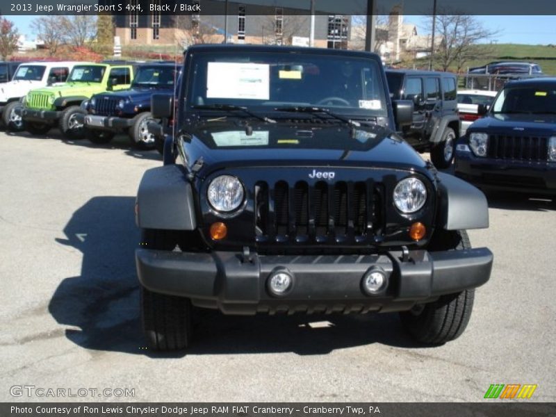 Black / Black 2013 Jeep Wrangler Sport S 4x4