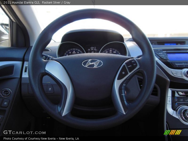 Radiant Silver / Gray 2011 Hyundai Elantra GLS