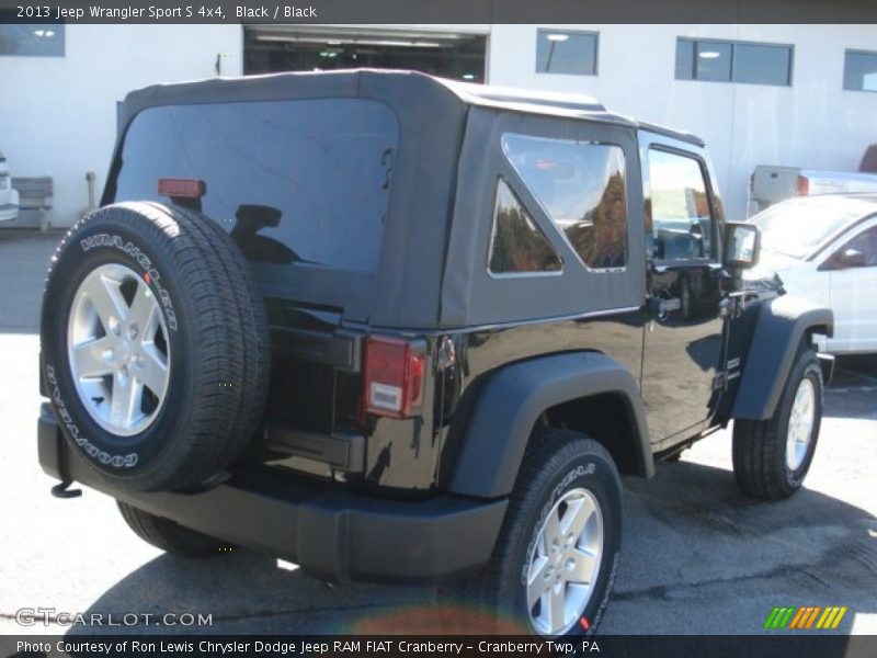 Black / Black 2013 Jeep Wrangler Sport S 4x4