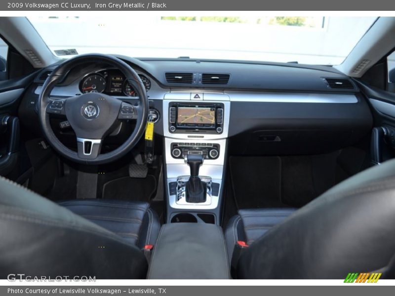 Iron Grey Metallic / Black 2009 Volkswagen CC Luxury
