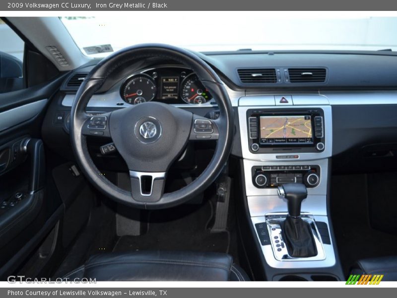 Iron Grey Metallic / Black 2009 Volkswagen CC Luxury