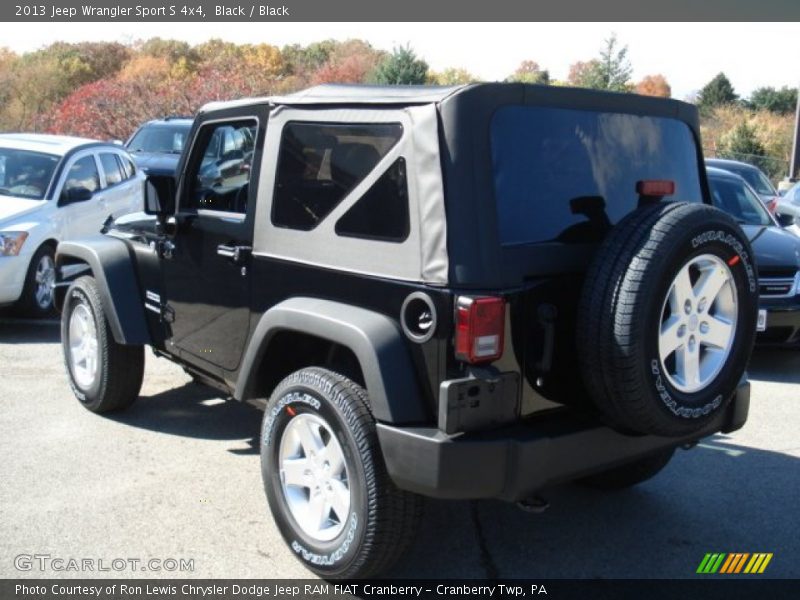 Black / Black 2013 Jeep Wrangler Sport S 4x4