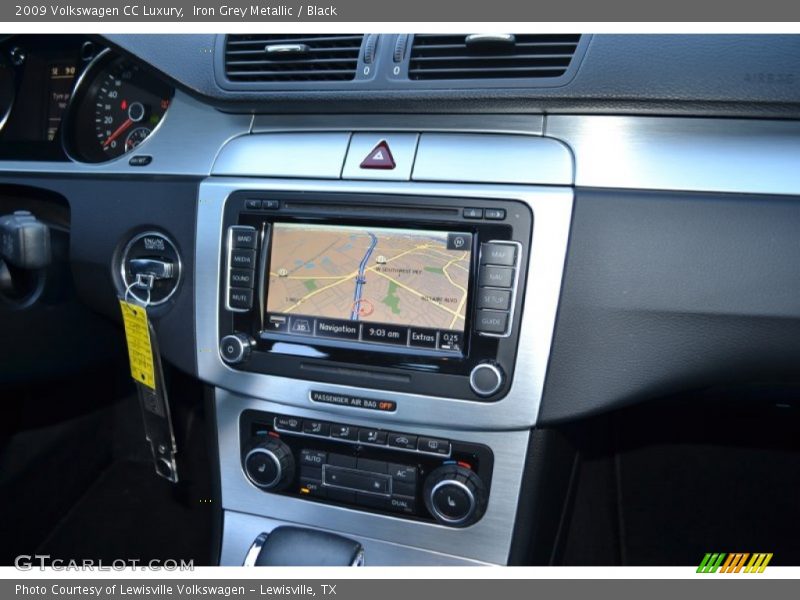 Iron Grey Metallic / Black 2009 Volkswagen CC Luxury