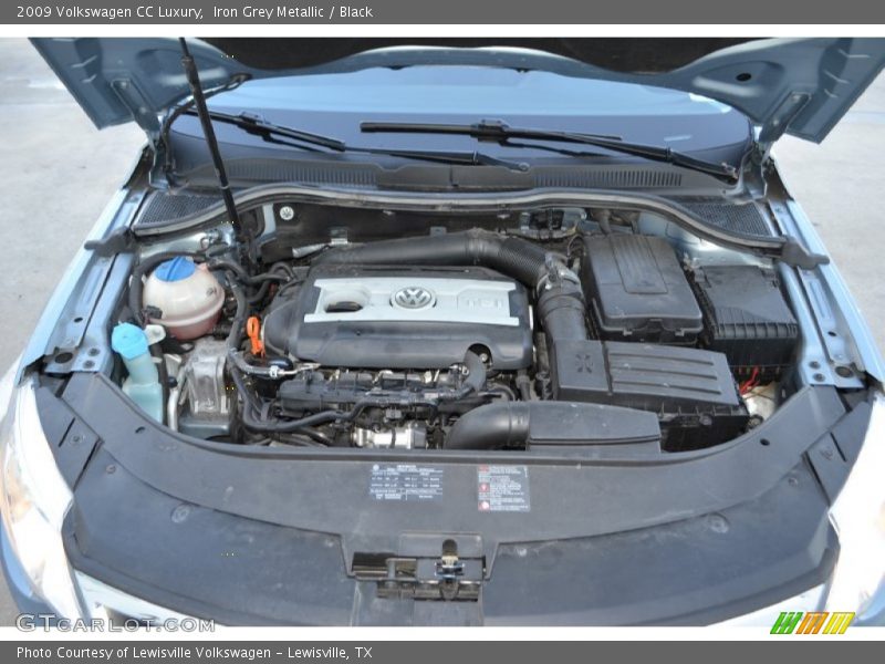 Iron Grey Metallic / Black 2009 Volkswagen CC Luxury