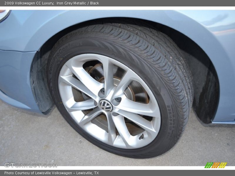 Iron Grey Metallic / Black 2009 Volkswagen CC Luxury