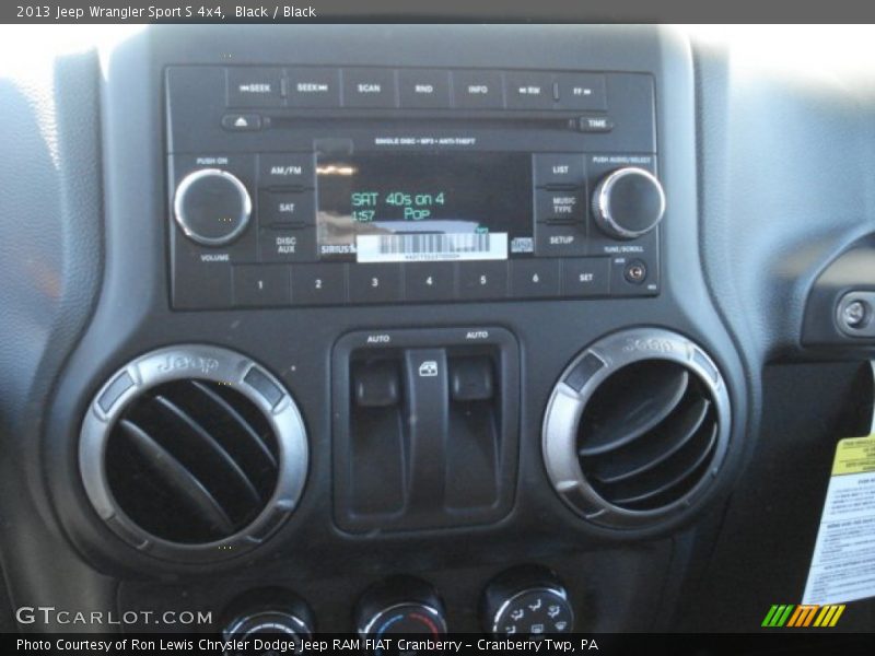 Black / Black 2013 Jeep Wrangler Sport S 4x4