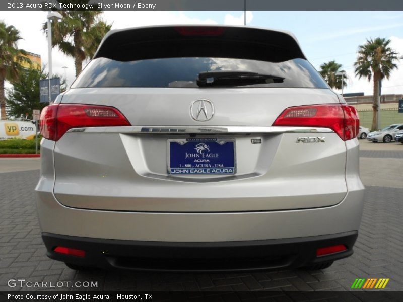 Silver Moon / Ebony 2013 Acura RDX Technology