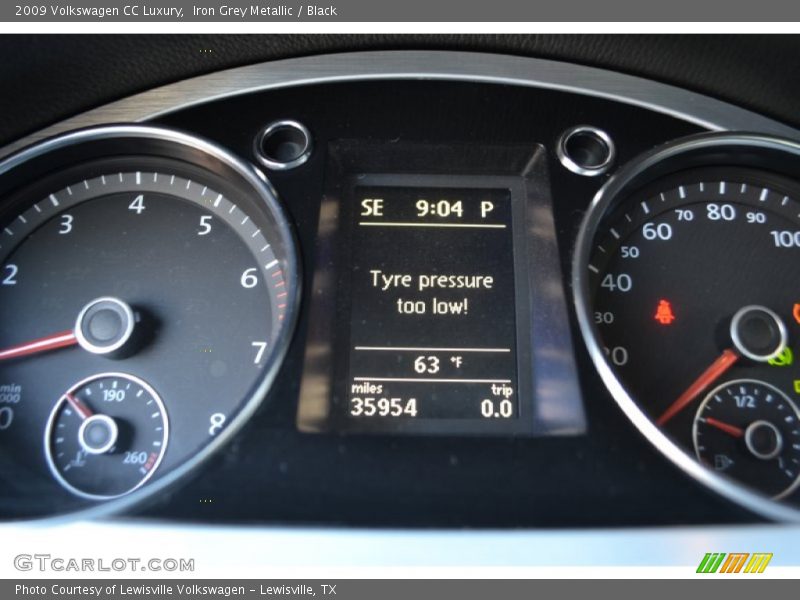 Iron Grey Metallic / Black 2009 Volkswagen CC Luxury