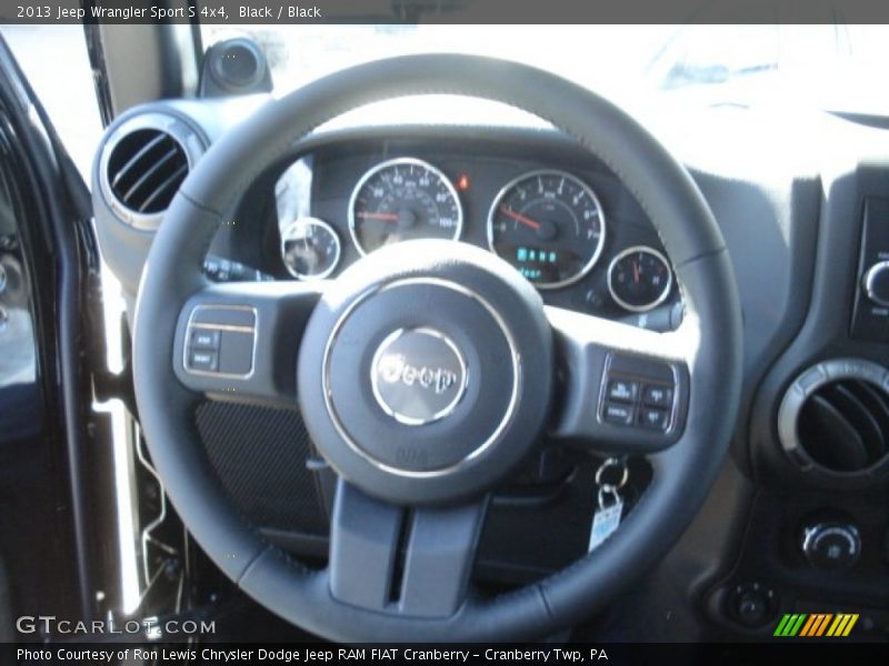 Black / Black 2013 Jeep Wrangler Sport S 4x4