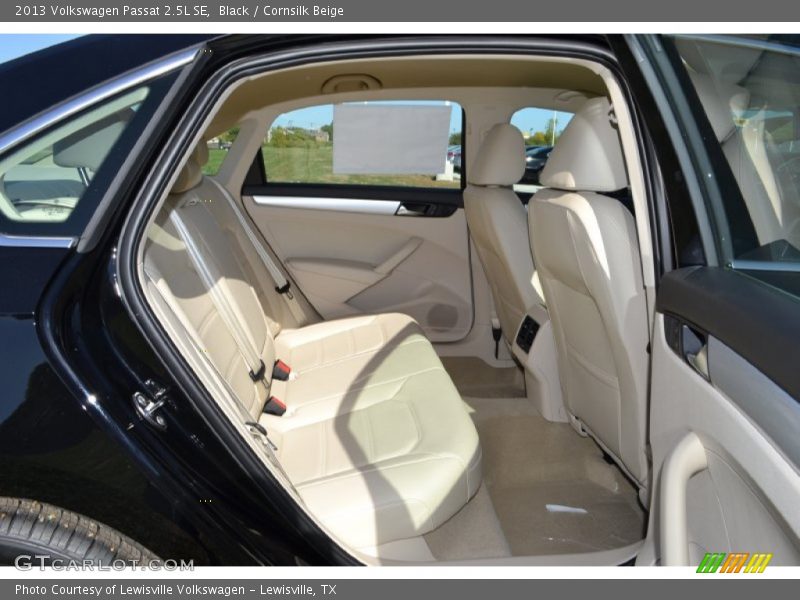 Black / Cornsilk Beige 2013 Volkswagen Passat 2.5L SE